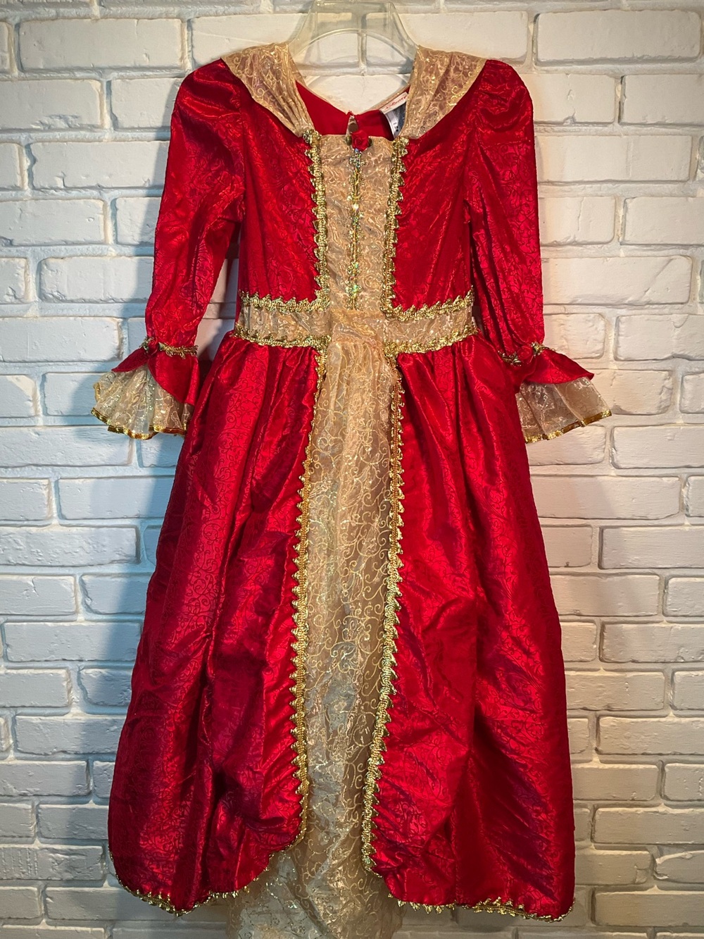 Disney Direct Belle Holiday Dress Costume 7/8 Medium
